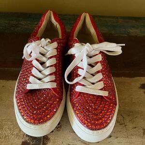 Worn once. Betsey Johnson SIDNY sneaker. Perfect condition! Size 6.5 no box.